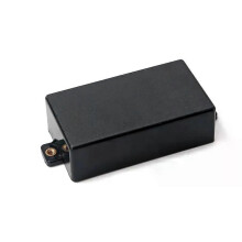 Kunststoffversiegelte Humbucker-Tonabnehmerabdeckung passend für SQ ST-Tonabnehmer-Gitarrenteile (schwarz)