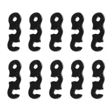 10Pcs Einstellbare Camping Zelt Seil Schnalle S Förmigen Spanner Set Outdoor Camping Zelt Befestigung