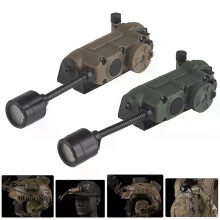 Sidewinder kypärälamppu Tactical Strobe Vaalea punainen/vihreä/sininen/valkoinen/IR Head IFF Light Metsästys