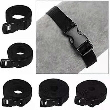 Schwarz Durable Nylon 05 ~ 3M Reise Gebunden Fracht Binden Gepäck Lash Gürtel Strap Mit Cam Schnalle
