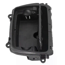 Neue schwarze Kunststoff-Mittelkonsole Aschenbecher Montagebox passend für BMW 5er F10 F11 F18 51169206347