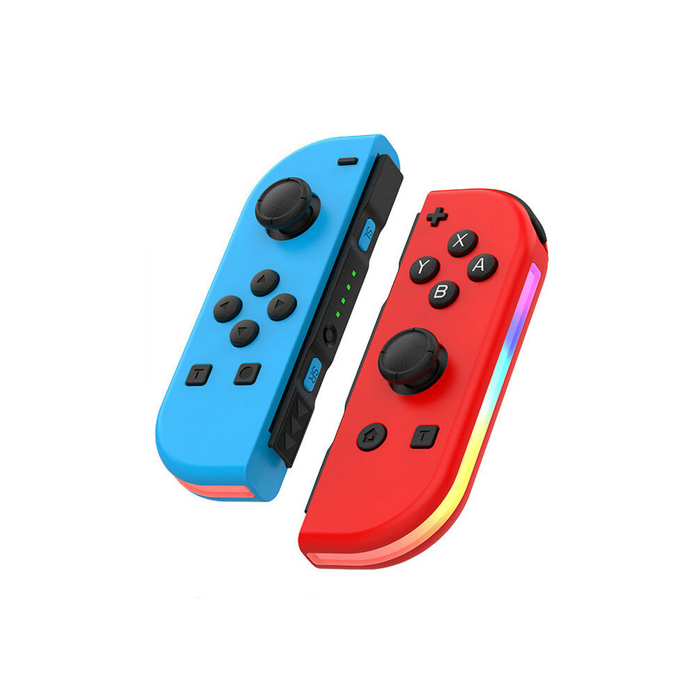 (Blue and red) Wireless Controller For Nintendo Switch, OLED, Lite Gamepad Joystick (L/R) With RGB Right