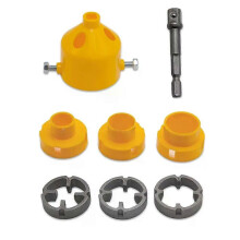 PVC-putken kierresarja, jossa on 1/2 3/4 tuuman kierreputket putken kierreputken pyöreä meistti PVC-muoviputkille,
