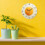 Fried Egg Poached Egg Wall Clock Egg Yolk Clock Digital Pointer Clock Canteen Restaurant Acrylic Wall Clock 6