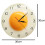 Fried Egg Poached Egg Wall Clock Egg Yolk Clock Digital Pointer Clock Canteen Restaurant Acrylic Wall Clock 7