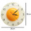 Fried Egg Poached Egg Wall Clock Egg Yolk Clock Digital Pointer Clock Canteen Restaurant Acrylic Wall Clock 2