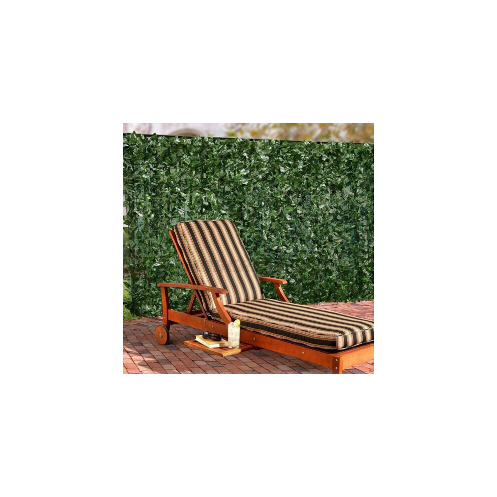Artificial Ivy Leaf Hedge Roll | Privacy Fence Screen | 3m