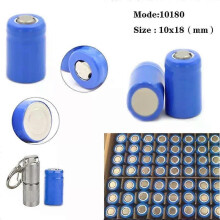 1-2 kpl 37V 10180 ladattava litiumioniakku ICR10180 kenno 70-80mAh Mini UC02 LED-taskulamppulle