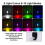 (Magnetic Style) 4PCS Wireless LED Strobe Lights with Remote Control, 8 Colors USB Charing Waterproof Emergency Warning Lights 3