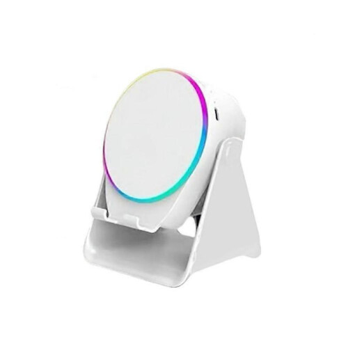 (White) 4-in-1 360 Rotating Bluetooth Speaker Stand