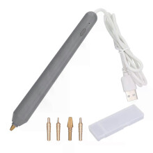 Lisävarusteet Lämpöfoliokynä Hot Foil Pen USB Heat Foil Leimattava kohokuviointikynä ABS-käsityötyökalu