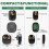 (EU Plug Black) Driveway Alarm Long Range Wireless Motion Sensor Detector, Diy Security Alert System 2