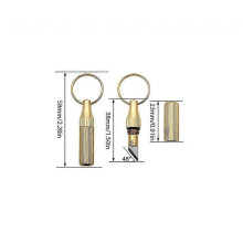 (Gold)1pc Edelstahl Tragbares Taschenmesser Mini Messing Kapselmesser