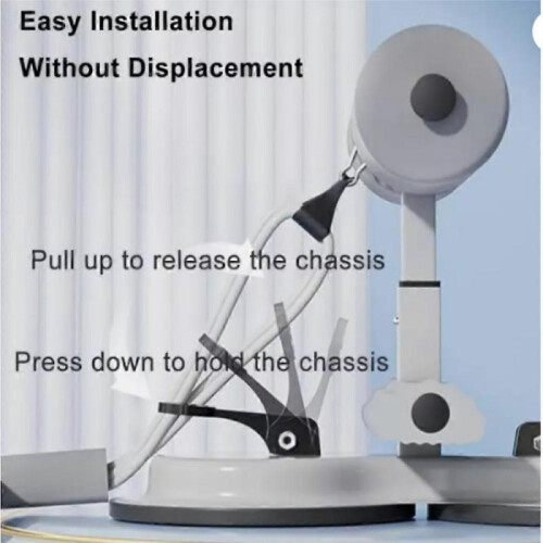 (Gray)Ab Training Auxiliary Device,Portable Sit up Exercise Equipment for Abs Home Gym 1