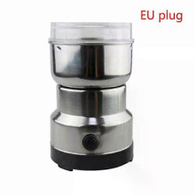 (EU 220V) 220V Stainless Steel Coffee Grinder Electric Mini Coffee Bean Nut Cereal Grinder Nut Spice Grinding Tool Kitchen Accessories
