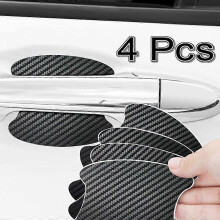 4 kpl/sarja auton oven tarra hiilikuitua naarmuuntumaton tarra Renault Megane 2 Duster Loganille