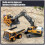 (Excavator Orange) Mudsterz Command The Site Conquer The Dirt,Mudsterz Trucks,Mudsterz Construction 4