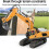 (Excavator Orange) Mudsterz Command The Site Conquer The Dirt,Mudsterz Trucks,Mudsterz Construction 2
