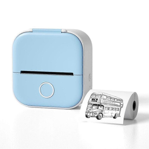 (Blue) Print Pod,My Print Pod, Print Pod Sticker Printer,Print Pods Mini Printer