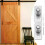 2Pcs Edelstahl Scheunentor Roller Boden Guide Schiebetür Hardware Zubehör Set 2