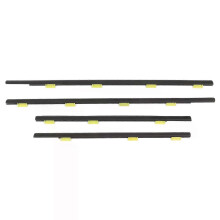 4Pcs Auto Weatherstrip Tür Fenster Moulding Trim Dichtung Gürtel Wetter Streifen Dicht Streifen 72450SCAE01