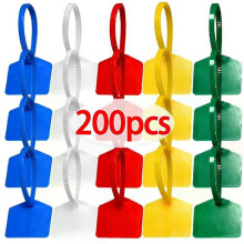 Easy Mark Nylon-Kabelbinder, Etiketten, Kunststoff-Klettbänder, Markierungen, Kabelanhänger, selbstsicherndes