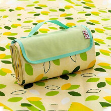 (Green)Outdoor Portable Picnic Blanket 3 Size Waterproof Beach Cushion Mat Baby Sleeping Moistureproof Plaid Multiplayer Camping Mat