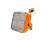 (Orange) Mini Solar Rechargeable Multifunctional Searchlight, Outdoor Portable LED 1