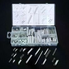 200 stücke Zugfeder Zugfeder Druckfedern Sortiment Set Federstahl Hardware mit