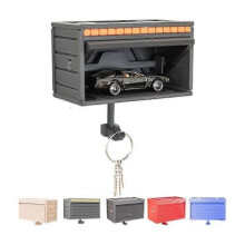 (Gun Grey)Car Garage Key Holder with Opening Door, Key Holder for Wall Hot 5 color