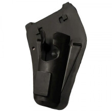 (Black) Slide-in Fishing Rod Hip Holster – Hands-Free Rod Holder for Wading