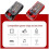 (Red) Racing Car Breakthrough Adventure Handheld Game Machine Simulation Driving 2