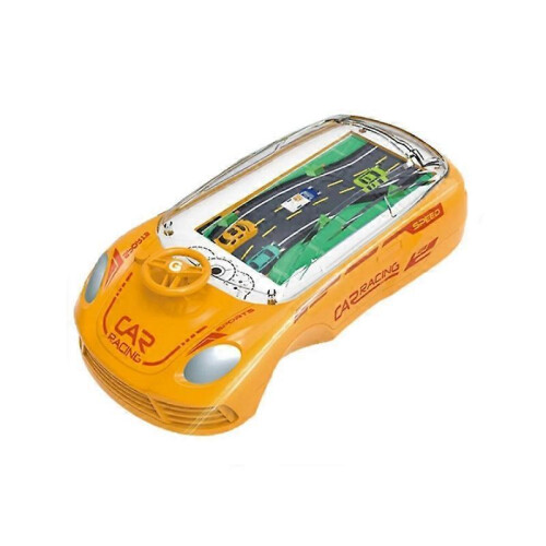 (Orange) Racing Car Breakthrough Adventure Handheld Game Machine Simulation Driving