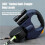 (Black) Illuminated Double Retractable Leash for Two Dogs, 360 Anti-Tangle Swivel Strap 3