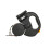 (Black) Illuminated Double Retractable Leash for Two Dogs, 360 Anti-Tangle Swivel Strap 1