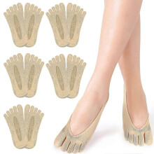 5 Paar Zehensocken für Damen, orthopädische Kompressionsstrümpfe, ultraniedrig geschnittene Söckchen