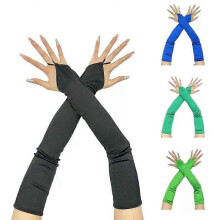 Abenddinner Satinhandschuhe Abschlussballhandschuhe Lange Handschuhe für Opernfrauen Lady Theme Abschlussballkostüm
