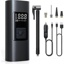 Reifenfüller, kabellos, wiederaufladbar, 6000 mAh Akku, Reifenfüller, 150 Psi, Autopumpe, elektrische