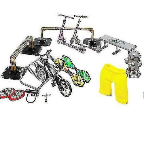(CDH-10) Großes Fingerboard-Set Ramp Scooter Board