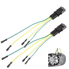 2 stücke 4Pins Seite Spiegel Heizung Funktion Anschluss Kabel Draht Für BMW E90 F10 X5 X6