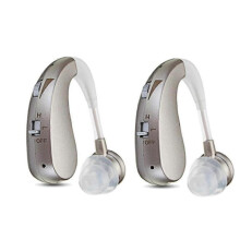 (USB, silver 1 pair) Heasouls Hearing Aids, 2025 New Rechargeable Hearing Amplifier for Seniors