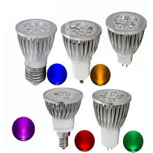 (GU104W220V)LED Lampada 3W 4W 5W 7W GU10 MR16 GU53 E27 E14 LED-polttimo 110V 220V 12V Led kohdevalo