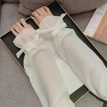 1 Paar Damen-Armstulpen aus Spitze, fingerlose Handschuhe aus Eisseide, Netzstoff, Tüll, lange Handschuhe,