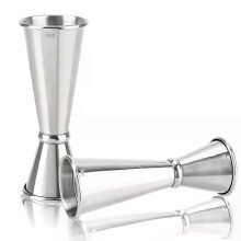 Cocktail Bar Jigger 1oz/2oz Edelstahl Japanischen Design Jigger Mojito Messen Becher Bar Werkzeuge Doppel