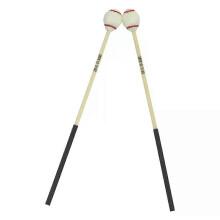 Schlägel mit Wollkopf und Gummigriff für Vibraphon oder Marimba – 42 cm