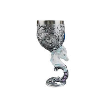 (Unicorn)Medieval 3D Embossed Dragon Goblet Stainless Steel Resin Beer Wine Goblet Novelty Gothic Cup Chalice Home Bar Party Supplies