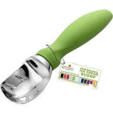 (As show, One size) Ice Cream Scoop with Comfort Handle, Professional Heavy Duty Sturdy Scoop, Quality Kitchen Tool for Cookie Dough, Ice Cream, Sorbet, Green