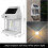 (white) Solar Street Bulb Light LED Outdoor Road Lamp Sensor Lights 1
