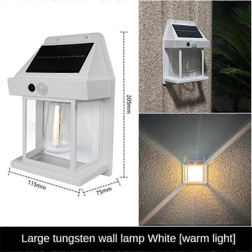 (white) Solar Street Bulb Light LED Outdoor Road Lamp Sensor Lights