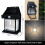 (black) Solar Street Bulb Light LED Outdoor Road Lamp Sensor Lights 5